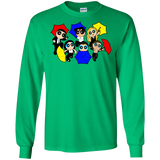 T-Shirts Irish Green / S Powerpuff Friends Men's Long Sleeve T-Shirt