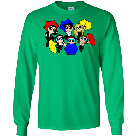 T-Shirts Irish Green / S Powerpuff Friends Men's Long Sleeve T-Shirt