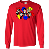 T-Shirts Red / S Powerpuff Friends Men's Long Sleeve T-Shirt