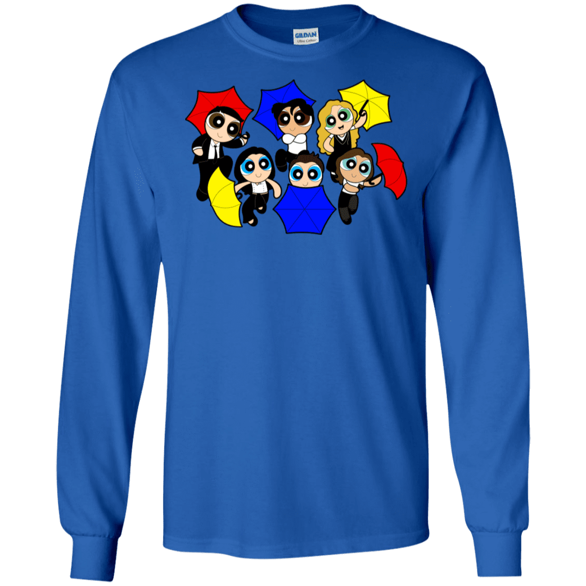 T-Shirts Royal / S Powerpuff Friends Men's Long Sleeve T-Shirt