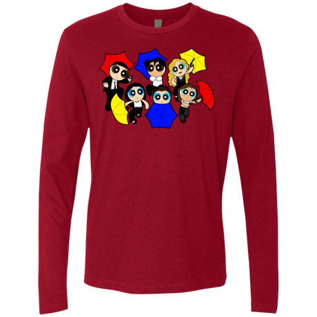 T-Shirts Cardinal / S Powerpuff Friends Men's Premium Long Sleeve