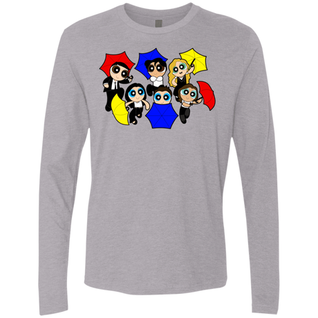 T-Shirts Heather Grey / S Powerpuff Friends Men's Premium Long Sleeve