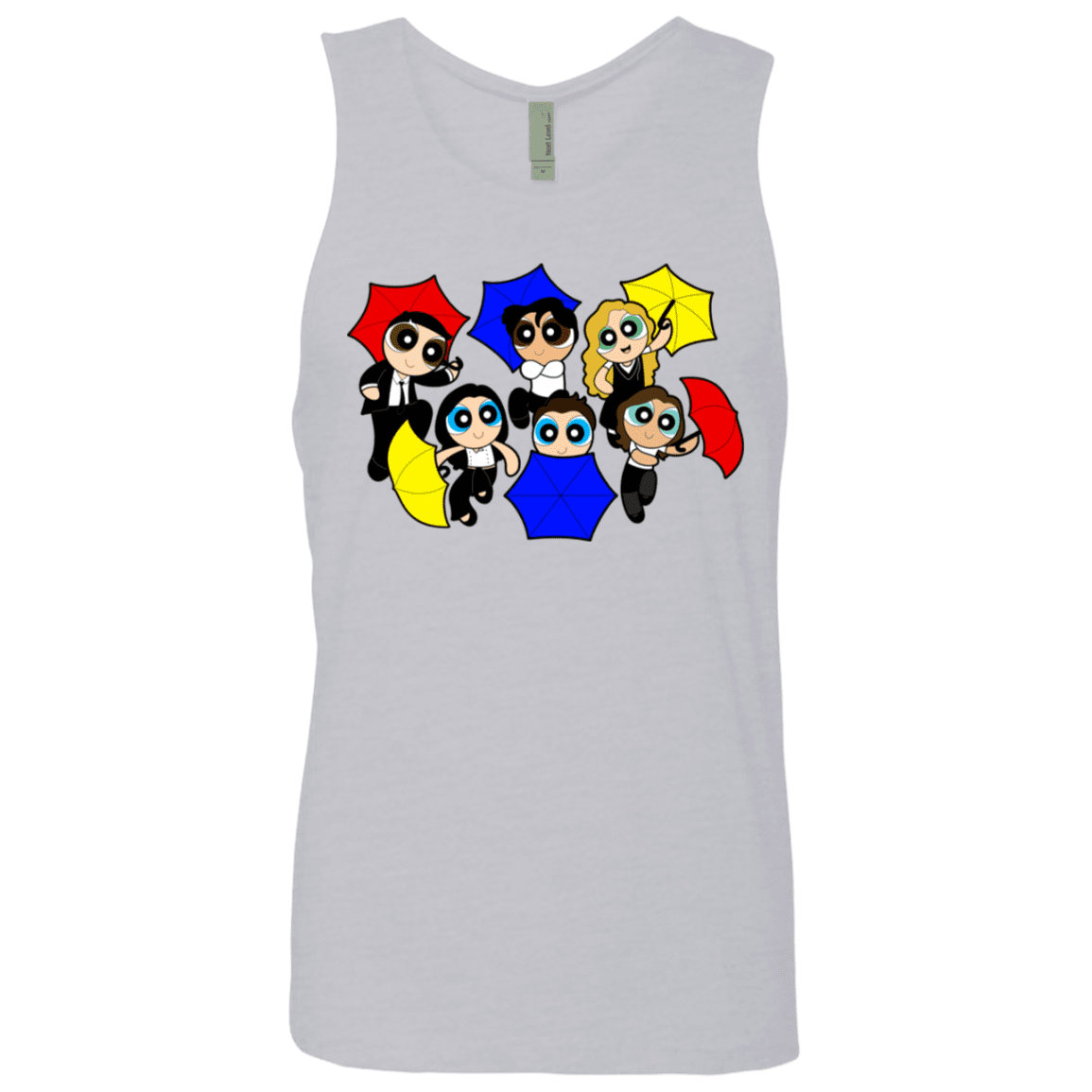 T-Shirts Heather Grey / S Powerpuff Friends Men's Premium Tank Top