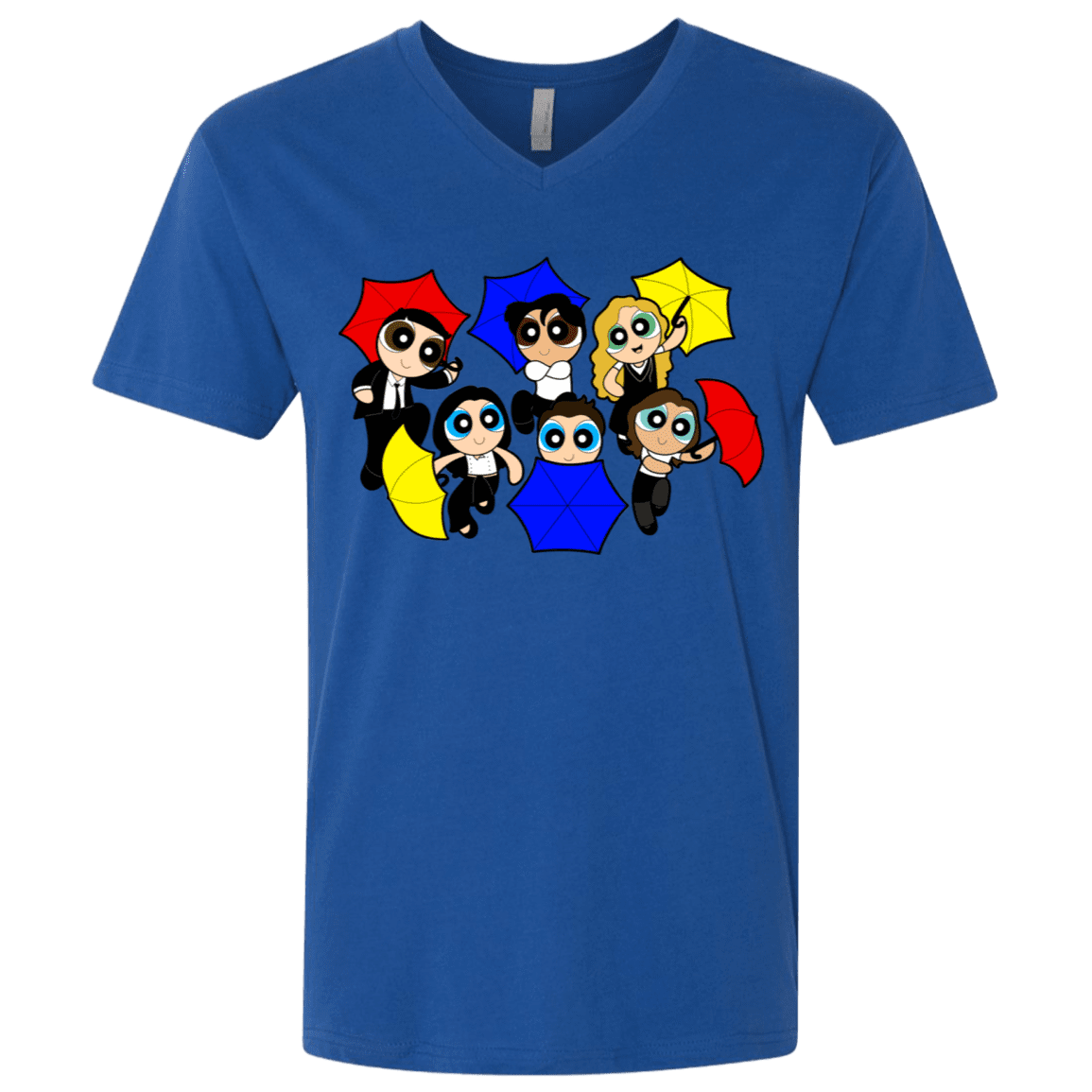 T-Shirts Royal / X-Small Powerpuff Friends Men's Premium V-Neck