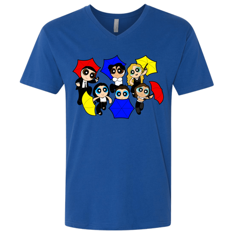 T-Shirts Royal / X-Small Powerpuff Friends Men's Premium V-Neck