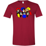 T-Shirts Cardinal Red / S Powerpuff Friends Men's Semi-Fitted Softstyle