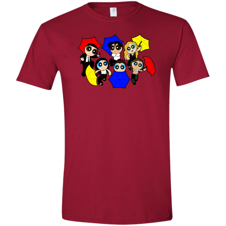 T-Shirts Cardinal Red / S Powerpuff Friends Men's Semi-Fitted Softstyle