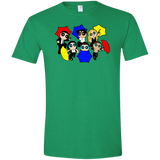 T-Shirts Heather Irish Green / M Powerpuff Friends Men's Semi-Fitted Softstyle