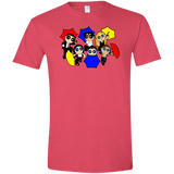 T-Shirts Heather Red / S Powerpuff Friends Men's Semi-Fitted Softstyle