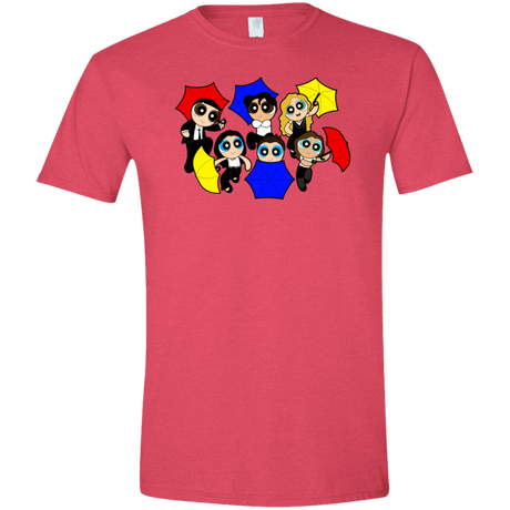 T-Shirts Heather Red / S Powerpuff Friends Men's Semi-Fitted Softstyle