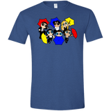 T-Shirts Heather Royal / X-Small Powerpuff Friends Men's Semi-Fitted Softstyle