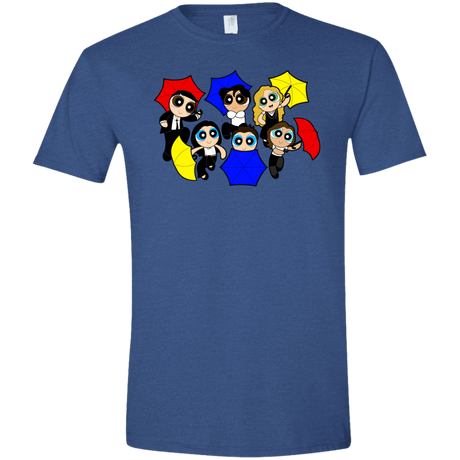 T-Shirts Heather Royal / X-Small Powerpuff Friends Men's Semi-Fitted Softstyle
