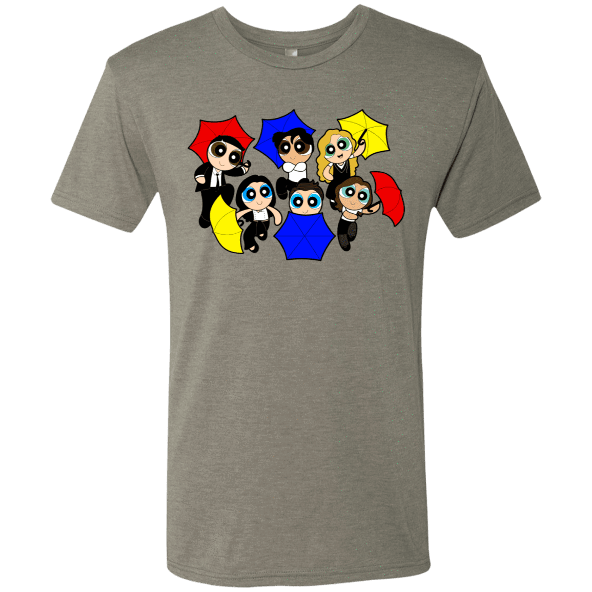 T-Shirts Venetian Grey / S Powerpuff Friends Men's Triblend T-Shirt