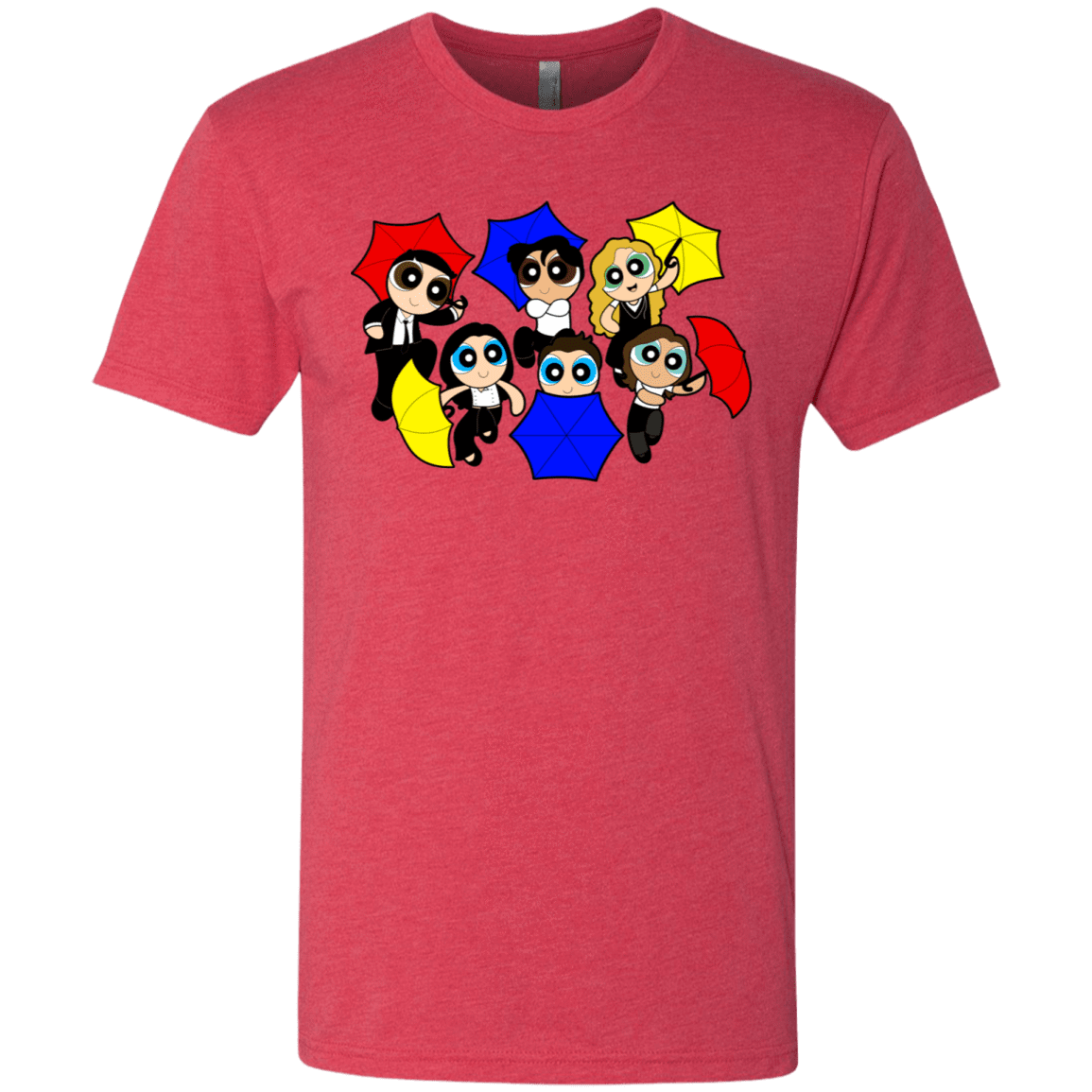 T-Shirts Vintage Red / S Powerpuff Friends Men's Triblend T-Shirt