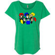 T-Shirts Envy / X-Small Powerpuff Friends Triblend Dolman Sleeve