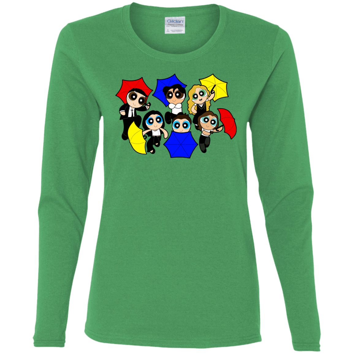 T-Shirts Irish Green / S Powerpuff Friends Women's Long Sleeve T-Shirt