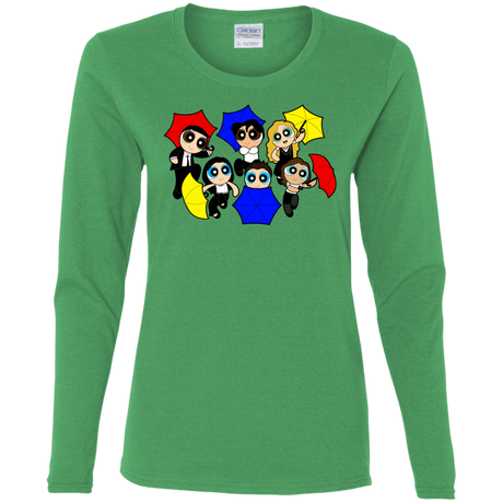 T-Shirts Irish Green / S Powerpuff Friends Women's Long Sleeve T-Shirt