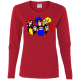 T-Shirts Red / S Powerpuff Friends Women's Long Sleeve T-Shirt