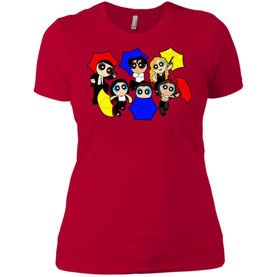 T-Shirts Red / X-Small Powerpuff Friends Women's Premium T-Shirt