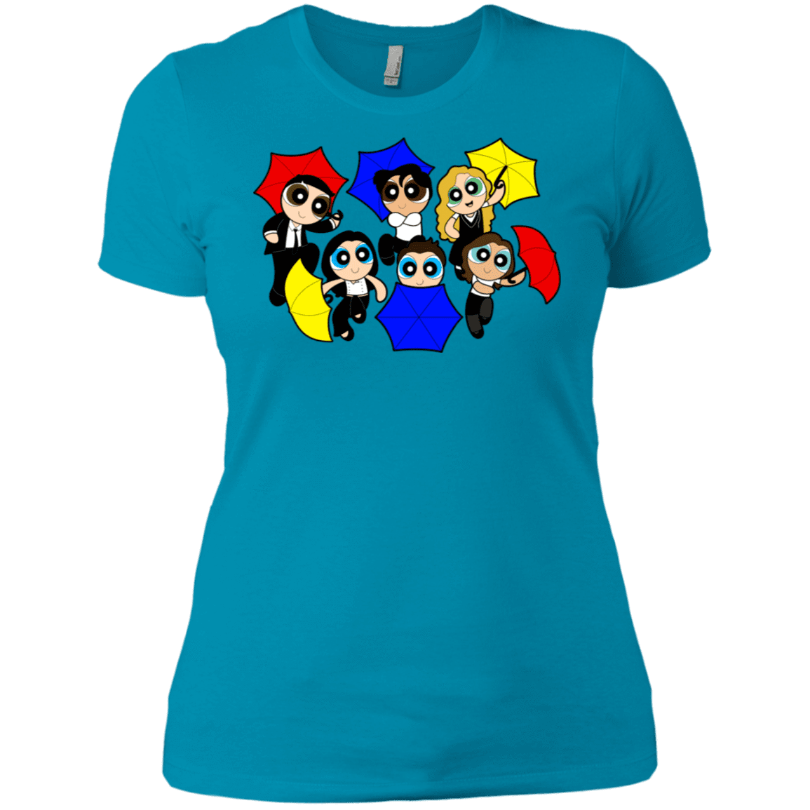 T-Shirts Turquoise / X-Small Powerpuff Friends Women's Premium T-Shirt