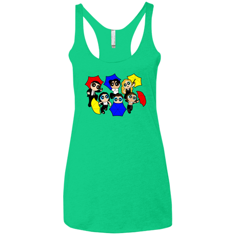 T-Shirts Envy / X-Small Powerpuff Friends Women's Triblend Racerback Tank