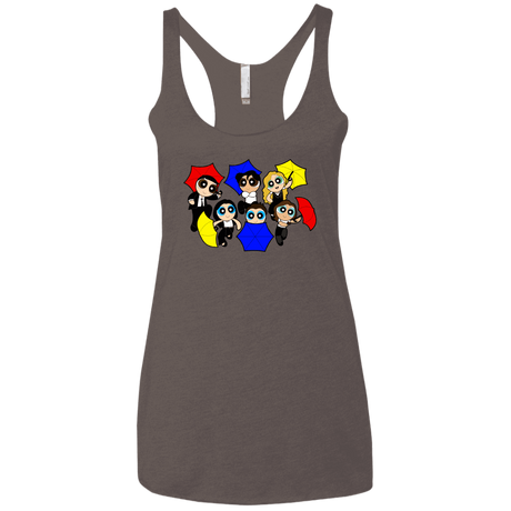 T-Shirts Macchiato / X-Small Powerpuff Friends Women's Triblend Racerback Tank
