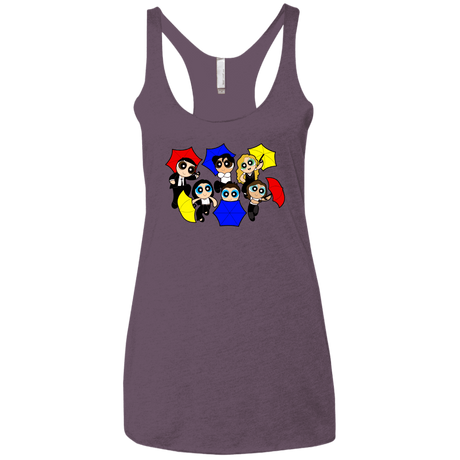 T-Shirts Vintage Purple / X-Small Powerpuff Friends Women's Triblend Racerback Tank