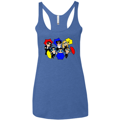 T-Shirts Vintage Royal / X-Small Powerpuff Friends Women's Triblend Racerback Tank