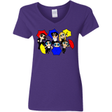 T-Shirts Purple / S Powerpuff Friends Women's V-Neck T-Shirt