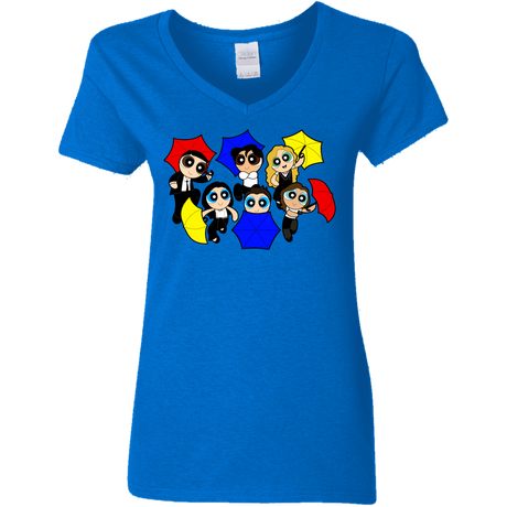 T-Shirts Royal / S Powerpuff Friends Women's V-Neck T-Shirt