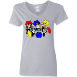 T-Shirts Sport Grey / S Powerpuff Friends Women's V-Neck T-Shirt