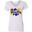 T-Shirts White / S Powerpuff Friends Women's V-Neck T-Shirt