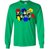 T-Shirts Irish Green / YS Powerpuff Friends Youth Long Sleeve T-Shirt