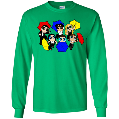 T-Shirts Irish Green / YS Powerpuff Friends Youth Long Sleeve T-Shirt