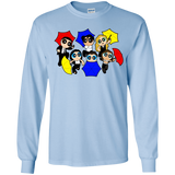 T-Shirts Light Blue / YS Powerpuff Friends Youth Long Sleeve T-Shirt