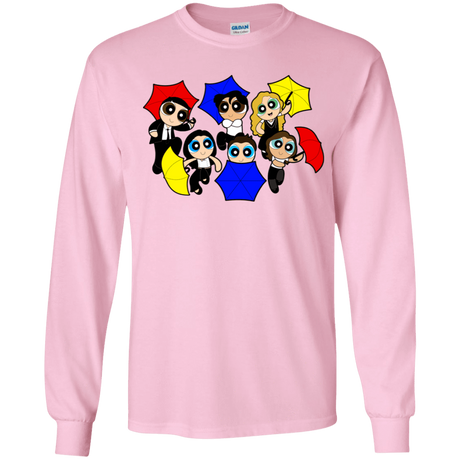 T-Shirts Light Pink / YS Powerpuff Friends Youth Long Sleeve T-Shirt