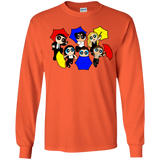 T-Shirts Orange / YS Powerpuff Friends Youth Long Sleeve T-Shirt