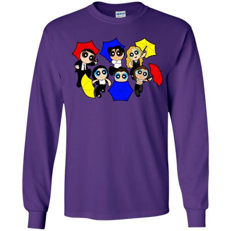 T-Shirts Purple / YS Powerpuff Friends Youth Long Sleeve T-Shirt