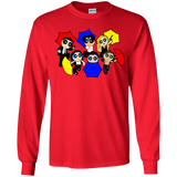T-Shirts Red / YS Powerpuff Friends Youth Long Sleeve T-Shirt