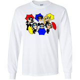T-Shirts White / YS Powerpuff Friends Youth Long Sleeve T-Shirt