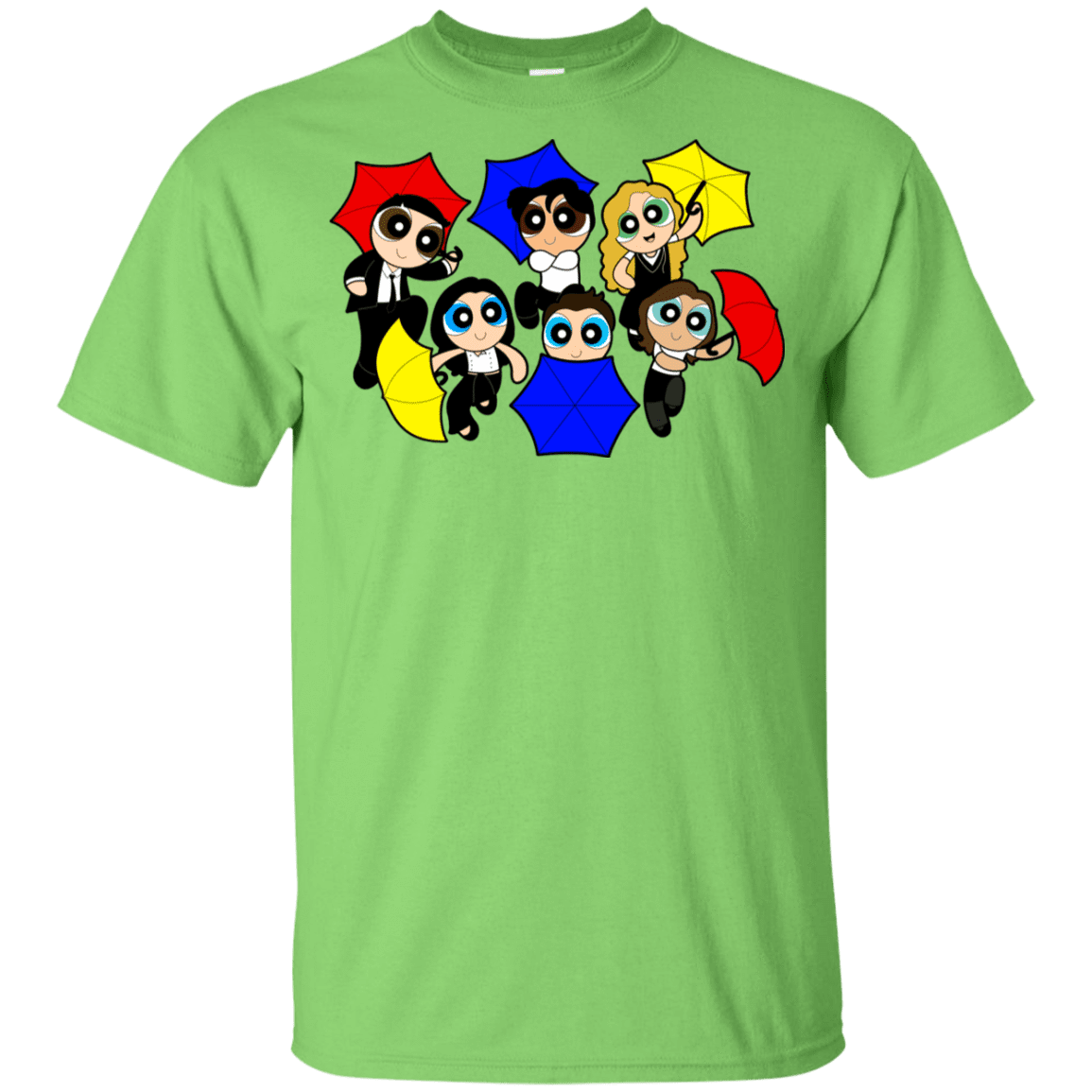 T-Shirts Lime / YXS Powerpuff Friends Youth T-Shirt