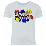 T-Shirts Heather White / YXS Powerpuff Friends Youth Triblend T-Shirt