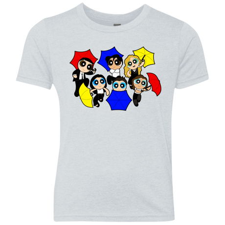 T-Shirts Heather White / YXS Powerpuff Friends Youth Triblend T-Shirt