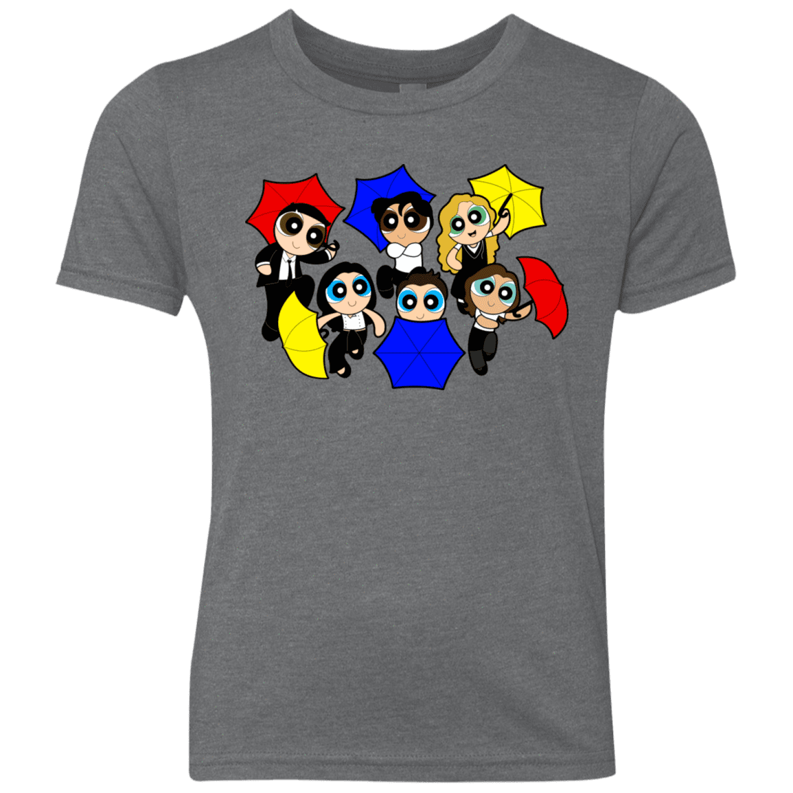 T-Shirts Premium Heather / YXS Powerpuff Friends Youth Triblend T-Shirt