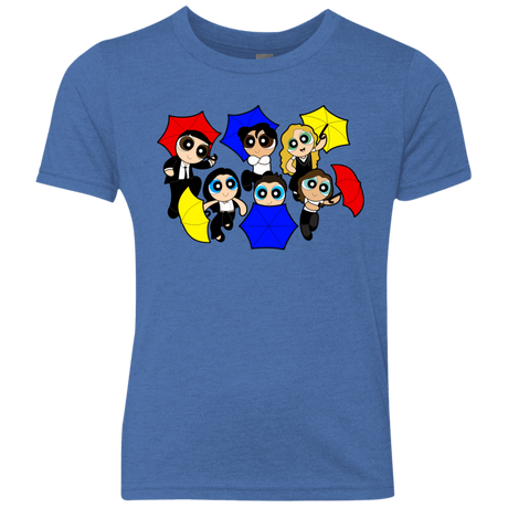 T-Shirts Vintage Royal / YXS Powerpuff Friends Youth Triblend T-Shirt