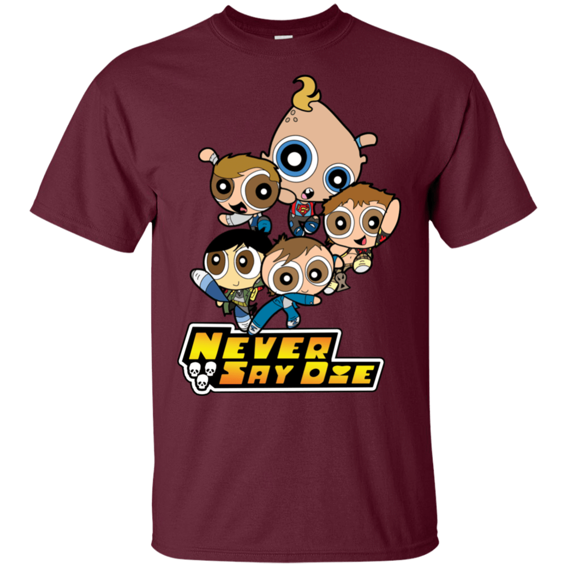 T-Shirts Maroon / S Powerpuff Goonies T-Shirt
