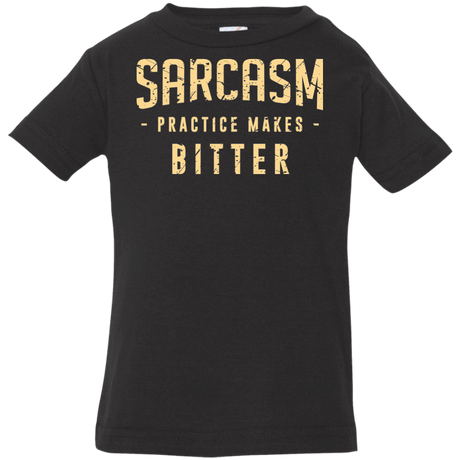 T-Shirts Black / 6 Months PRACTICE MAKES BITTER Infant Premium T-Shirt