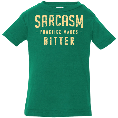 T-Shirts Kelly / 6 Months PRACTICE MAKES BITTER Infant Premium T-Shirt