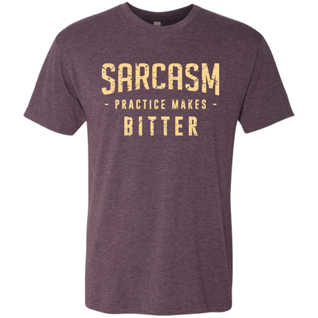 T-Shirts Vintage Purple / Small PRACTICE MAKES BITTER Men's Triblend T-Shirt