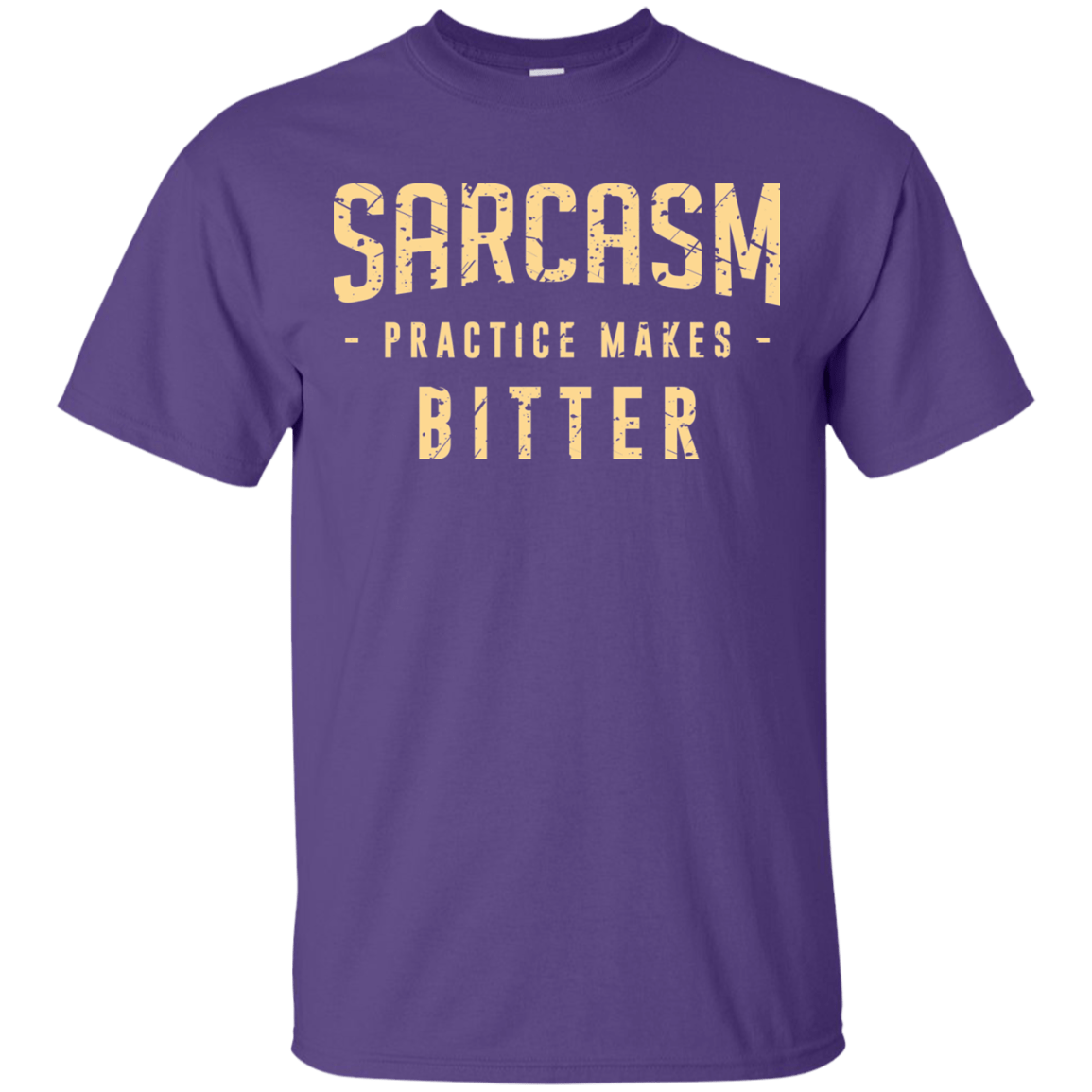 T-Shirts Purple / Small PRACTICE MAKES BITTER T-Shirt